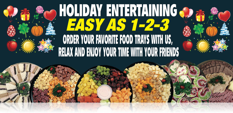 Holiday Entertaining Hanging Sign