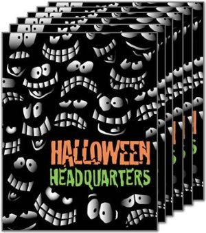 Halloween Headquarters Standard Retail Store Posters-6 pieces
