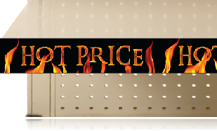 Hot Price Channel Shelf Molding Strip- 24"w x 1.25"H- 10 pieces