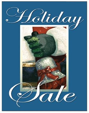 Holiday Sale Event Standard Poster-Floor Stand Sign-22"W x 28" H