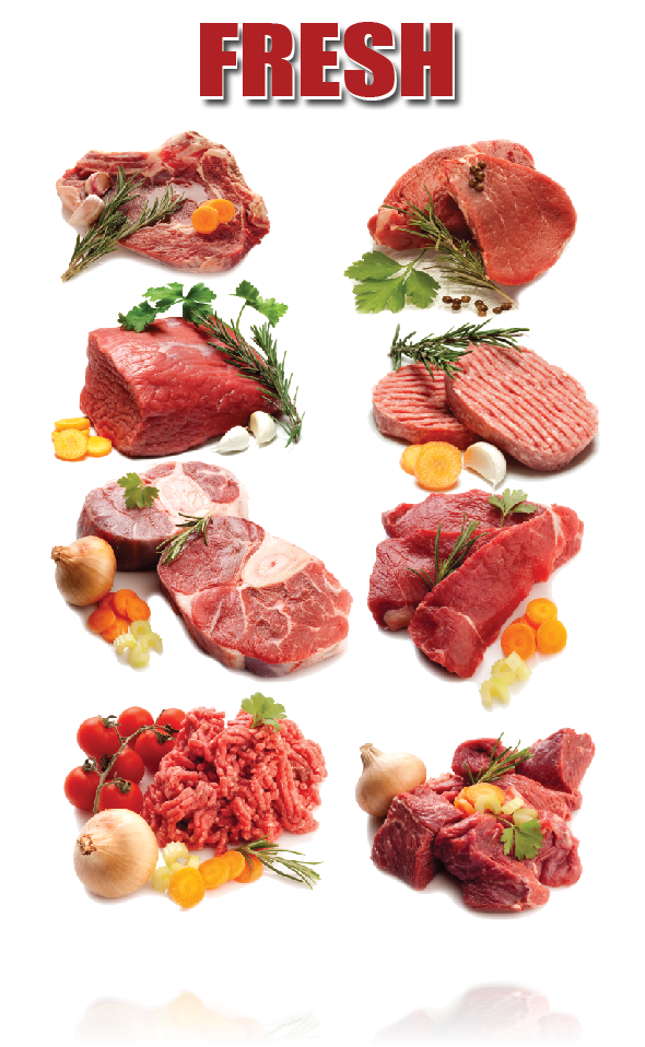 Meat Hanging Sign Ceiling Dangler 22"W x 28"L