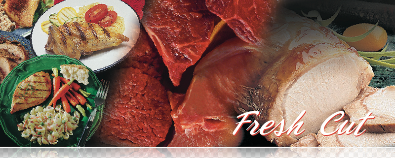 Fresh Cut Meat Hanging Sign -32"W x 24"H