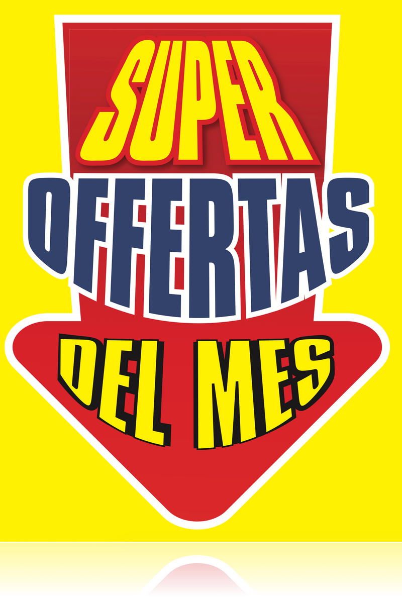 Super Offertas Del Mes Hanging Sign -22" W x 28" L
