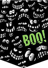 Halloween Sale Event Pennants-14"W x 16"H -2 pieces