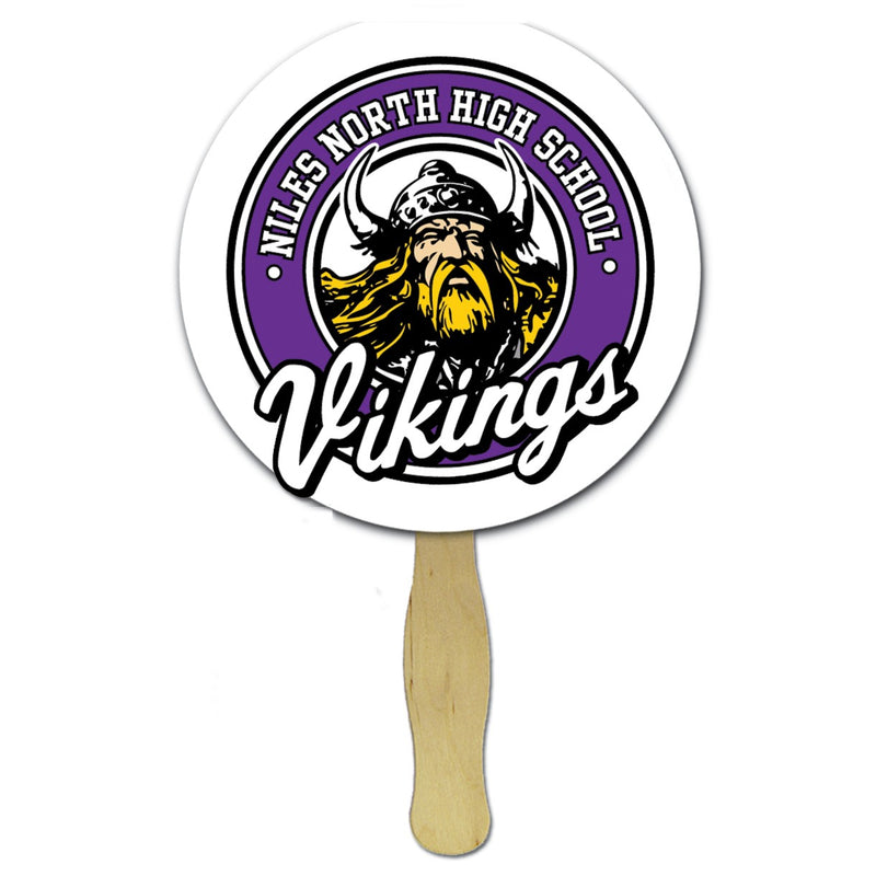 Round Hand Fans-Custom Printed