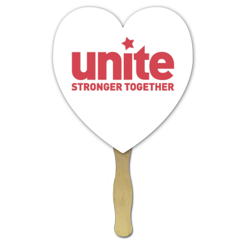 Die Cut Hand Fans-Custom Printed