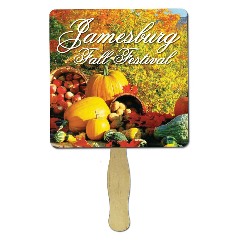 Square Hand Fans-Custom Printed