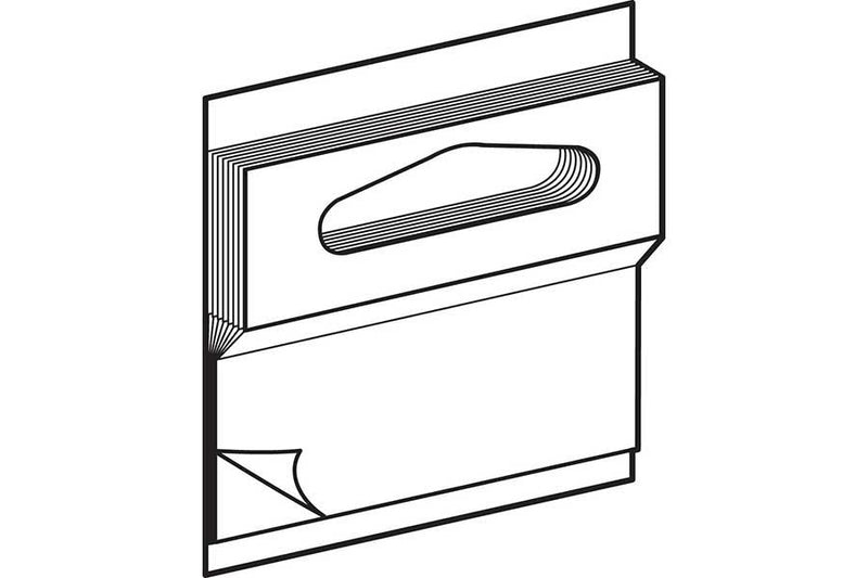 Butterfly Hole Hang Tab Stack Pads-500 Tabs