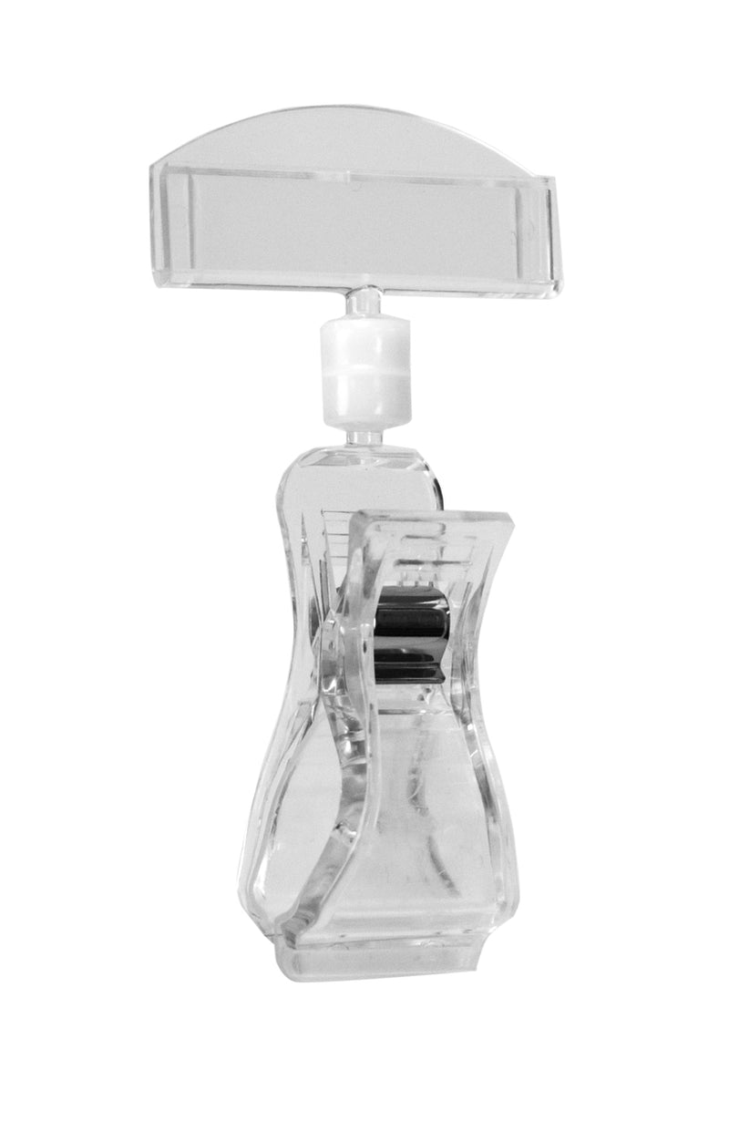 Heavy Duty Large Clip On Sign Holders - 4"- 10 pieces