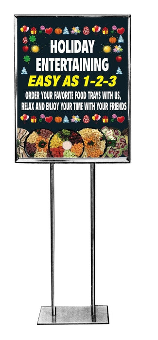 Holiday Entertaining Floor Stand Sign