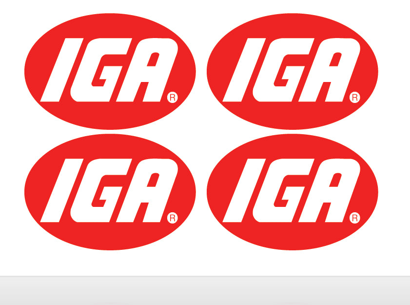 IGA-Markets-Store Branding-Identification Decals-24"