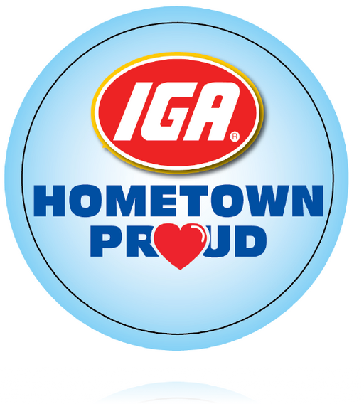 IGA Grocery Stores Hometown Proud Employee Buttons 