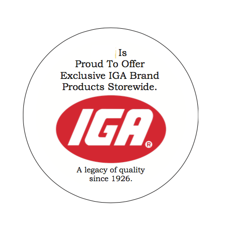 IGA Custom Printed Employee Buttons 