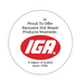 IGA Custom Printed Employee Buttons 