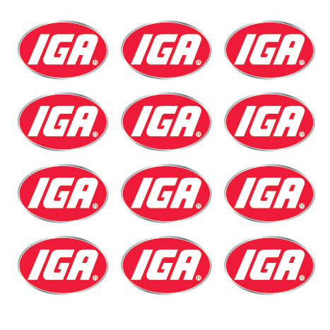IGA-Markets-Store Branding-Identification Decals-4"