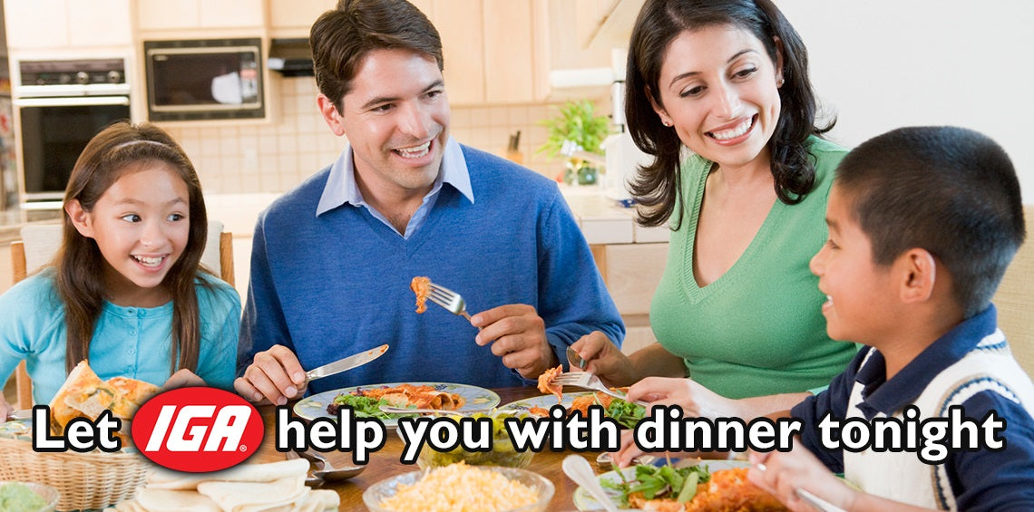IGA Help with Dinner Banner-B-5'x3'