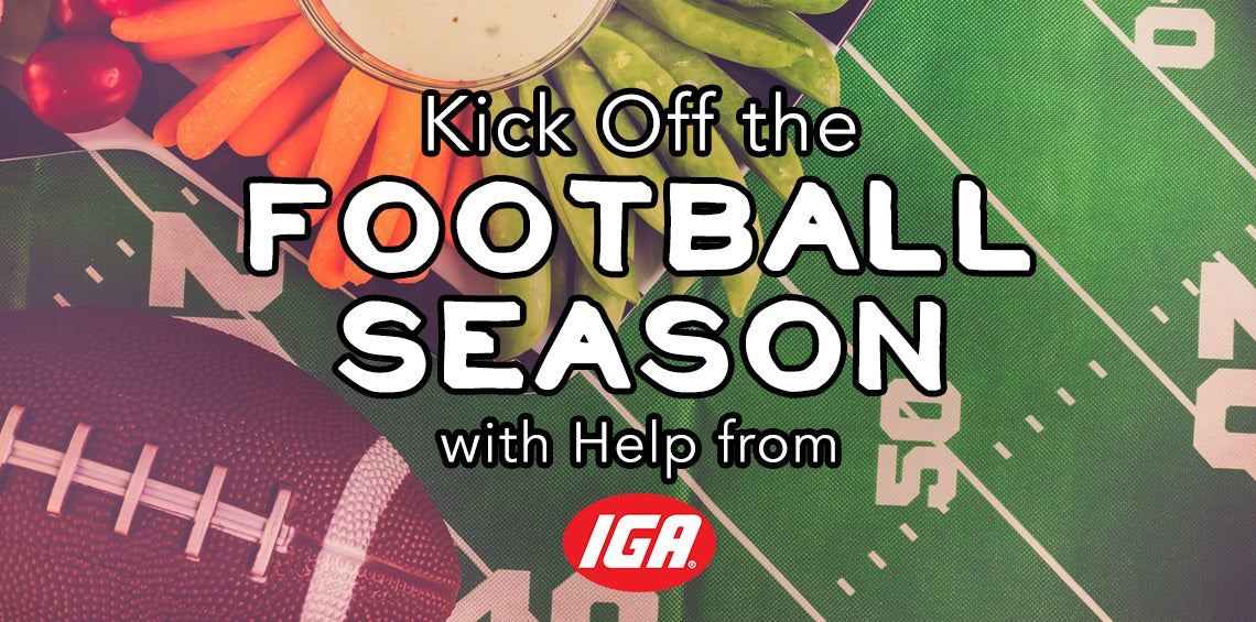 IGA Football Season Signs- 5 pcs
