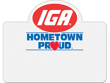IGA Name Badges-100 Pieces