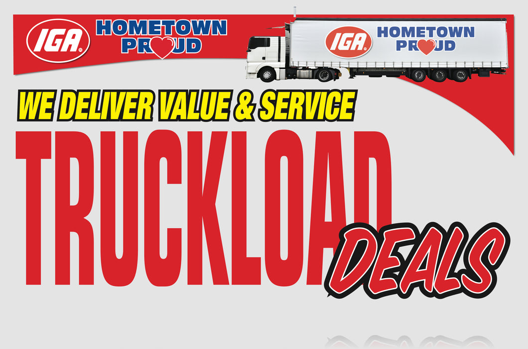 IGA Truckload Deals Banner-10'x2'