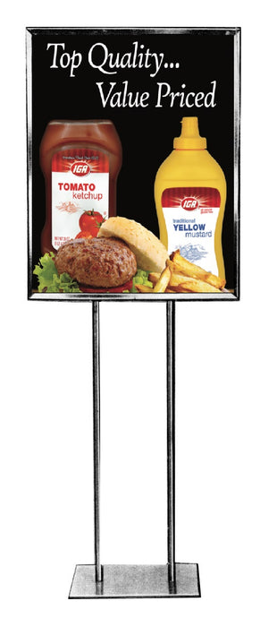 IGA Brand Product Stanchion Sign
