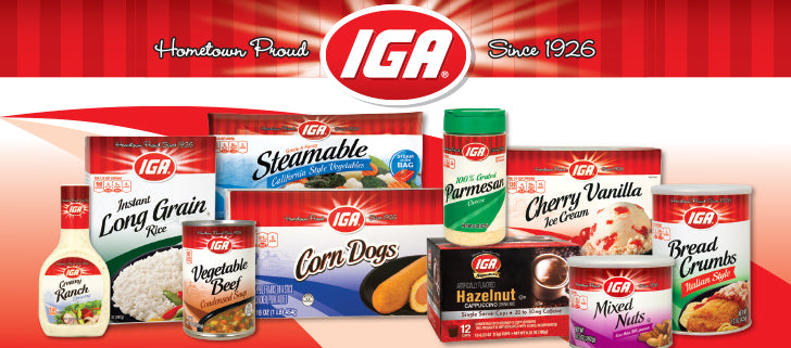 IGA Branded Products Banner-10'x2'