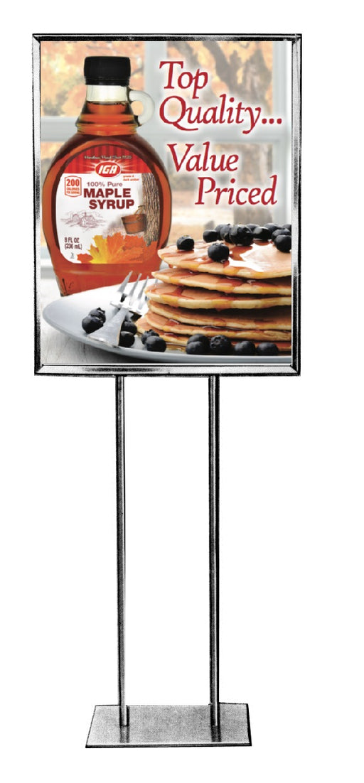 IGA Branded Maple Syrup Stanchion Sign