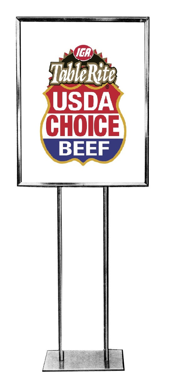 IGA Table Rite Meats Floor Stand Sign-22"W x 28"H
