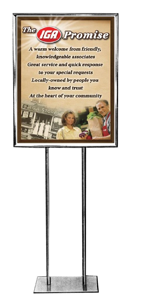 IGA Promise Stanchion Sign- 22" x 28"