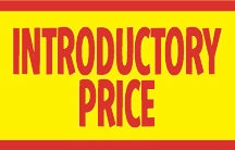 Introductory Price Shelf Molding Tags-3"-100 pieces
