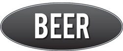 Beer Wall Sign- Black