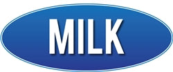 Retail Store Interior Signage-Blue Milk Sign