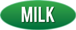 Retail Store Interior Signage-Green Milk Sign