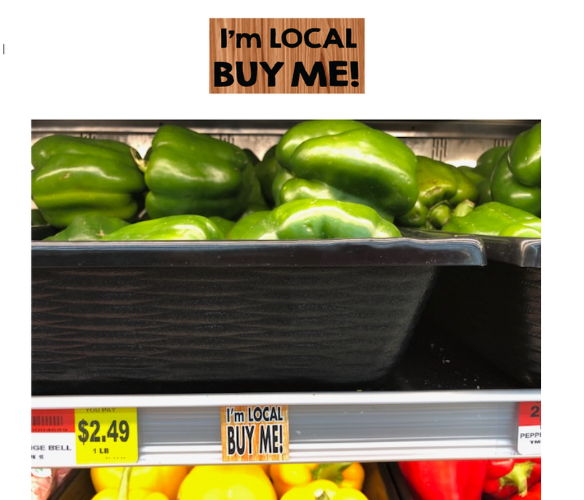 I'm Local Price Channel Shelf Molding Tags
