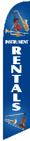 Instrument Rentals Feather Flag Kit