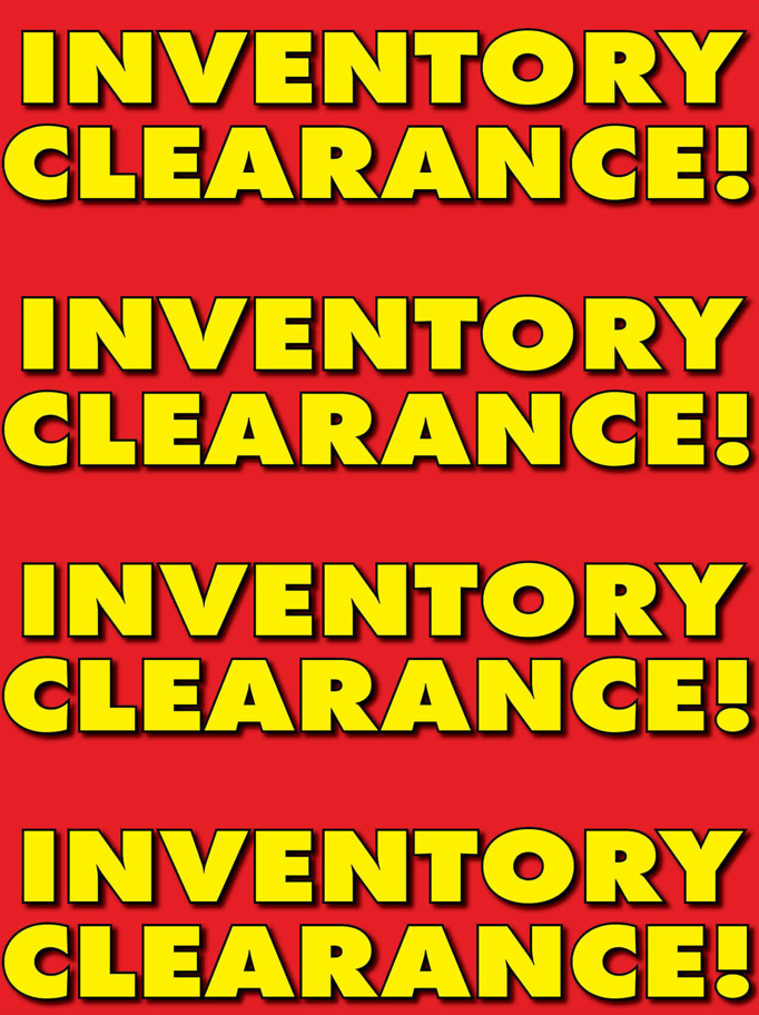Stop Inventory Ready. Sign Inventory Clearance Floor Stand Stanchion Sign-22