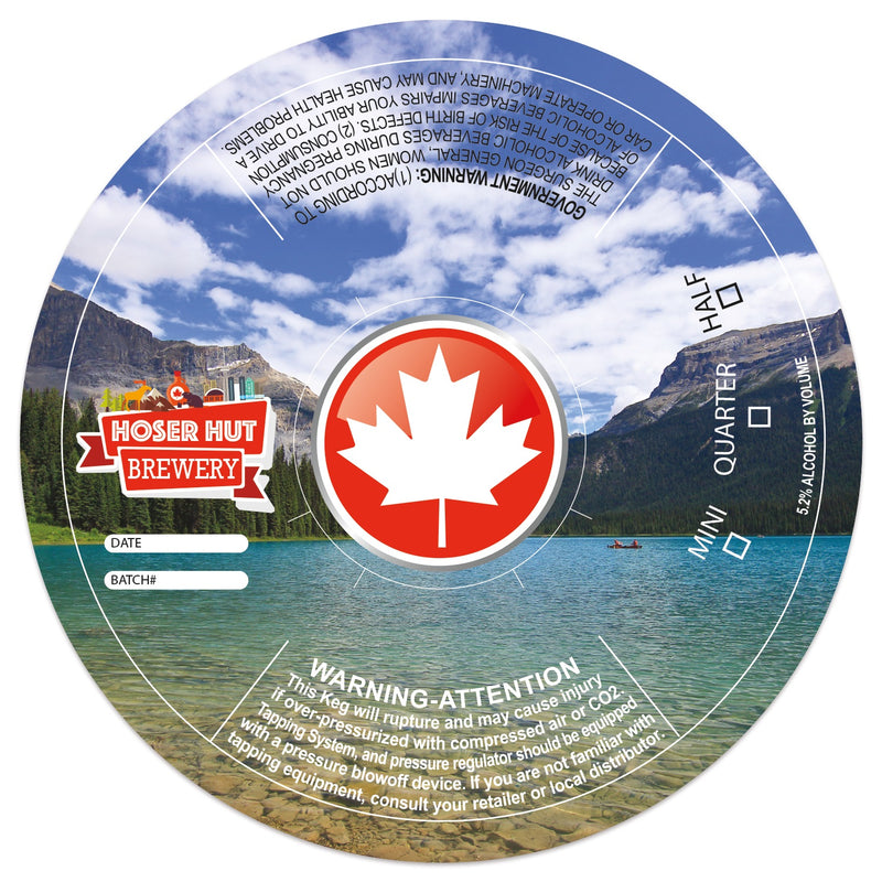 Keg Collars-Custom Printed Full Color  250 pieces