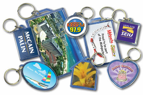 Custom Printed Acrylic Key Rings Tags