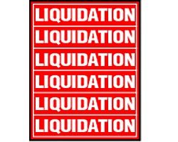 Liquidation Standard Posters Floor Stand Signs-VALUE PACK