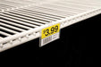 Label Holders for Double Wire Cooler Shelves