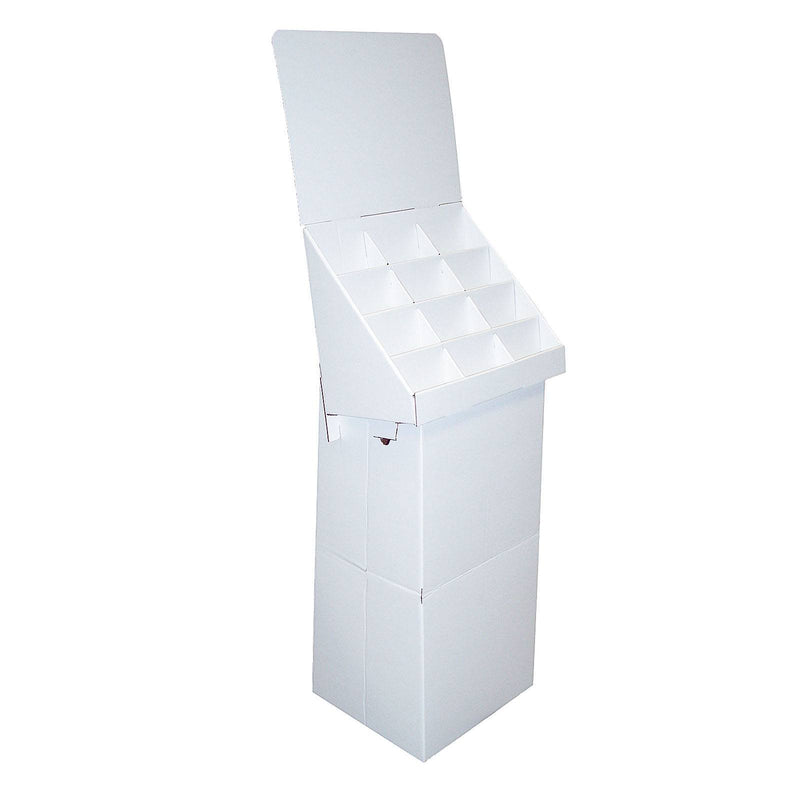 Large Cardboard 12 Pocket Display Bin