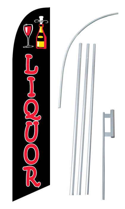 Liquor Feather Flag Kit