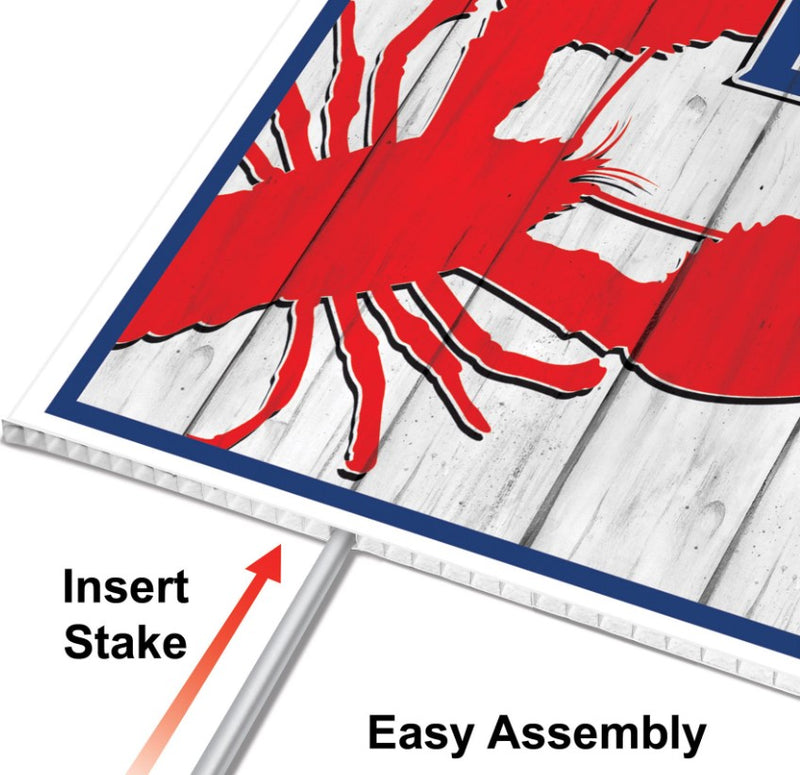 Lobster Bake Lawn Yard Signs-6 pieces