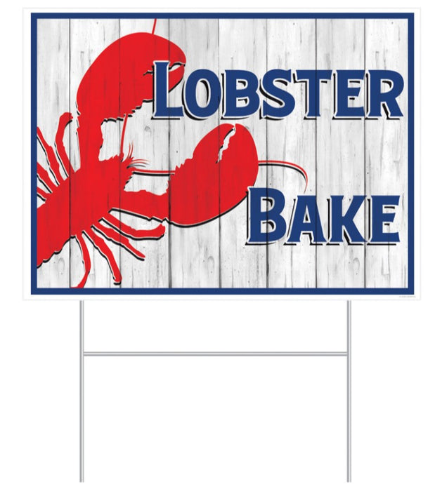 Lobster Bake Lawn Yard Signs-6 pieces