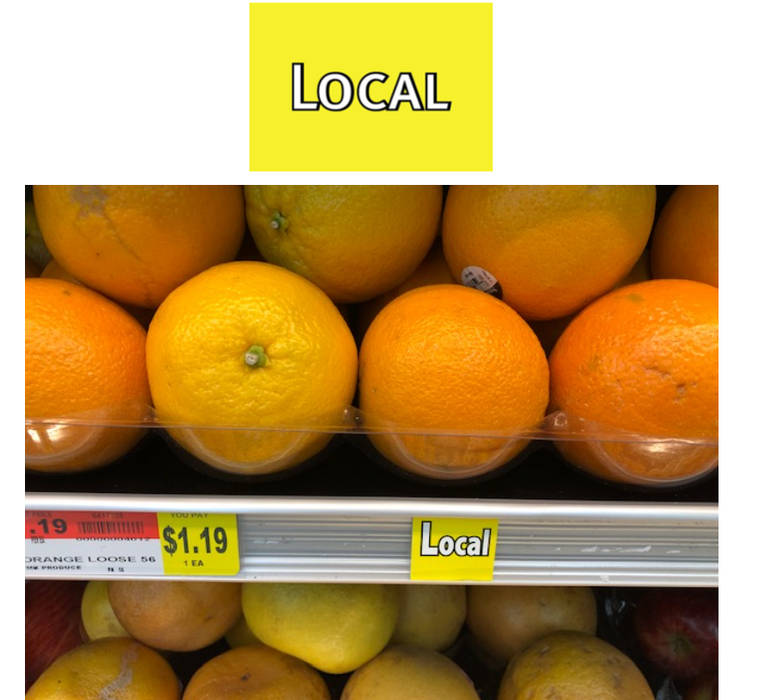 Local Information Price Channel Shelf Molding Tags