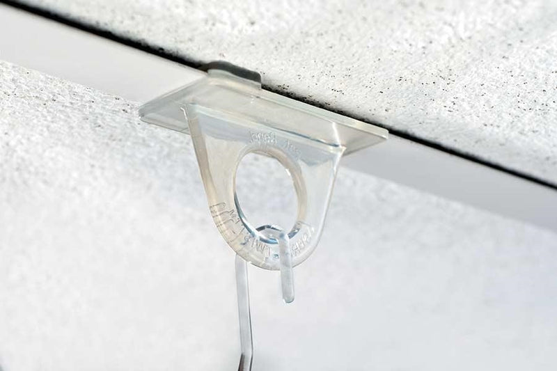 Clear Ceiling Loop Sign Holders-50 pieces