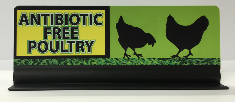 Antibiotic Free Poultry Meat Case Dividers-12" Long