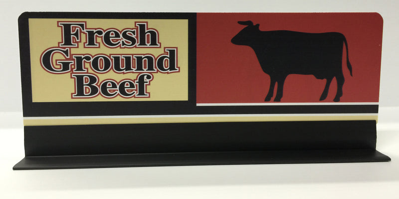 Fresh Ground Beef Meat Case Divider- 12 " Long