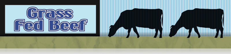 Custom Printed Meat Case Divider-24" long