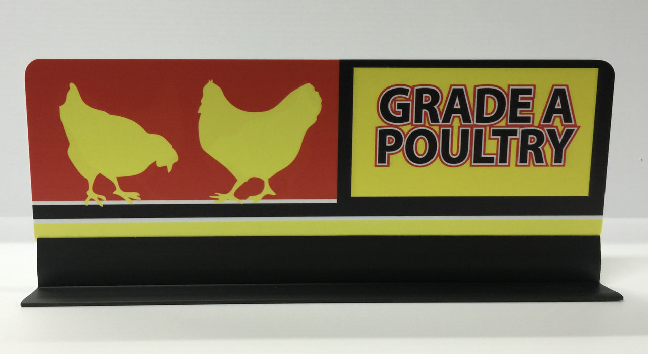 Grade A Poultry Meat Case Dividers-12" Long