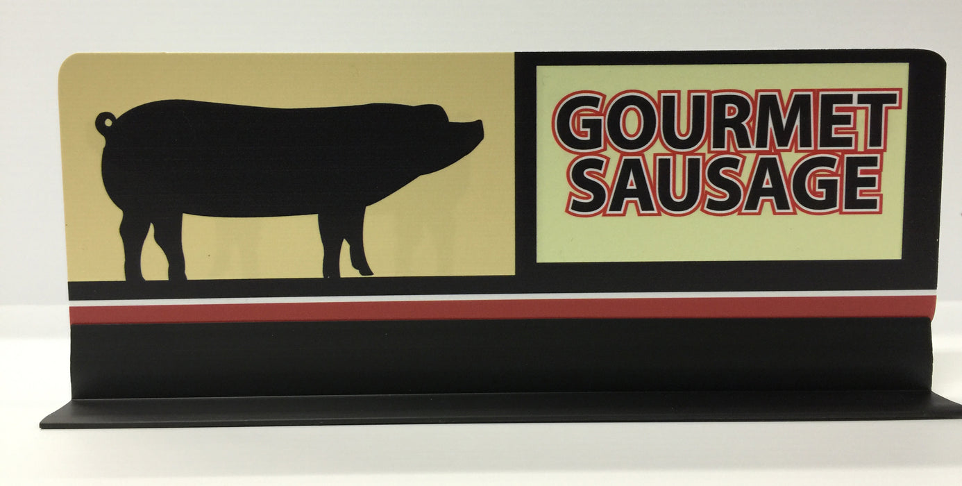 Gourmet Sausage Meat Case Divider- 12 " Long